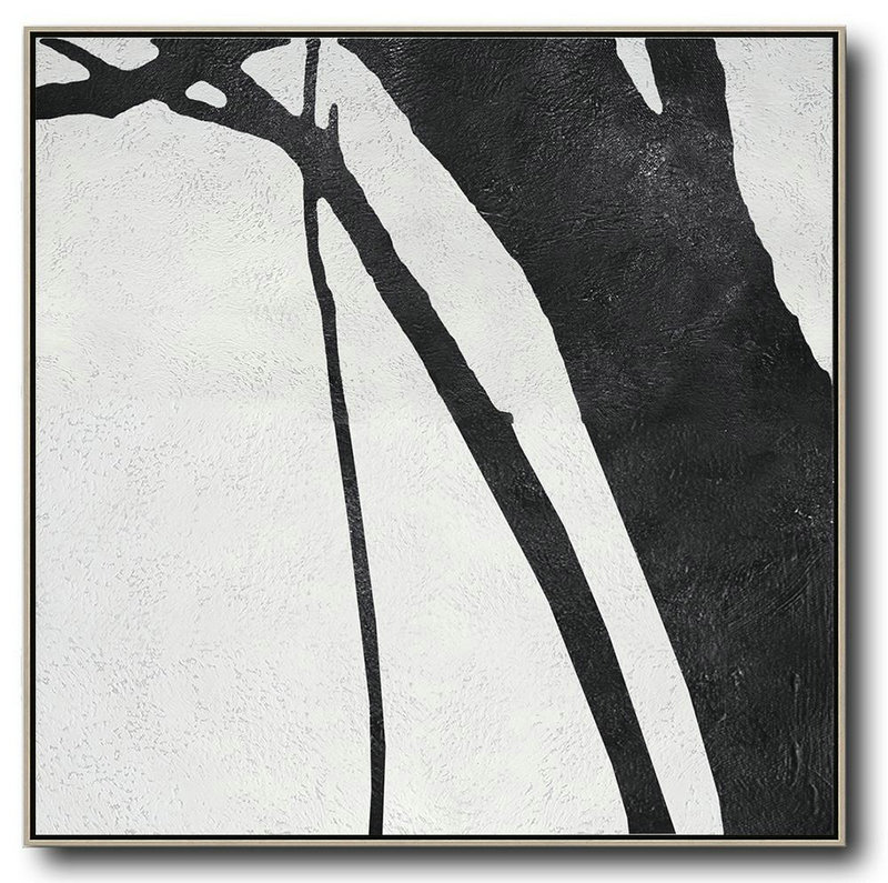 Custom Canvas Wall Art,Oversized Minimal Painting On Canvas - Large Contemporary Painting